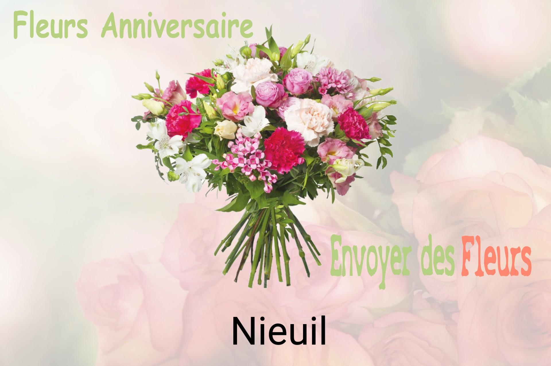Bouquet de fleurs d’anniversaire livré à Nieuil