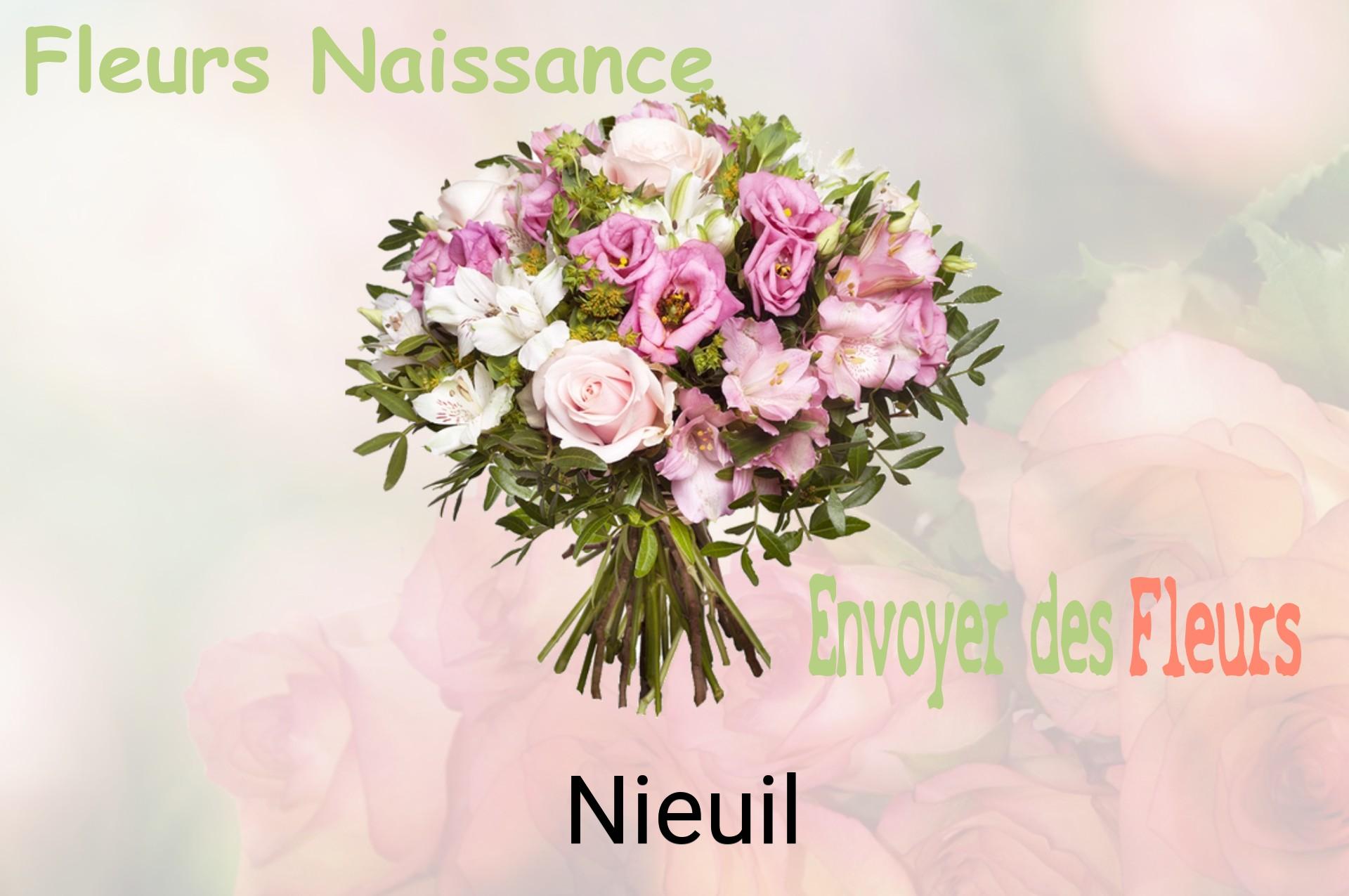 Bouquet de fleurs de naissance livré à Nieuil